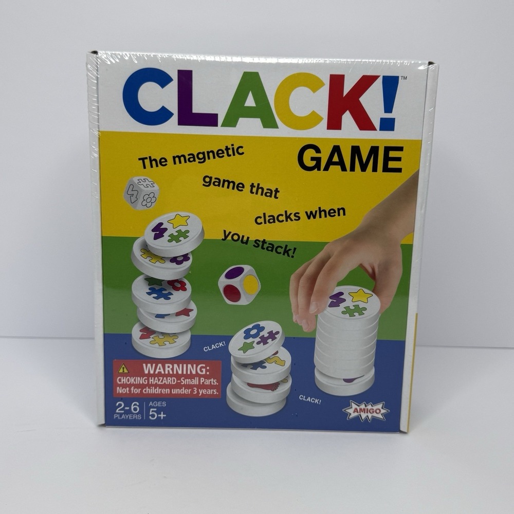 CLACK! Magnet Game Amigo Ages 5+ 2-6 Players Brand New Factory Sealed